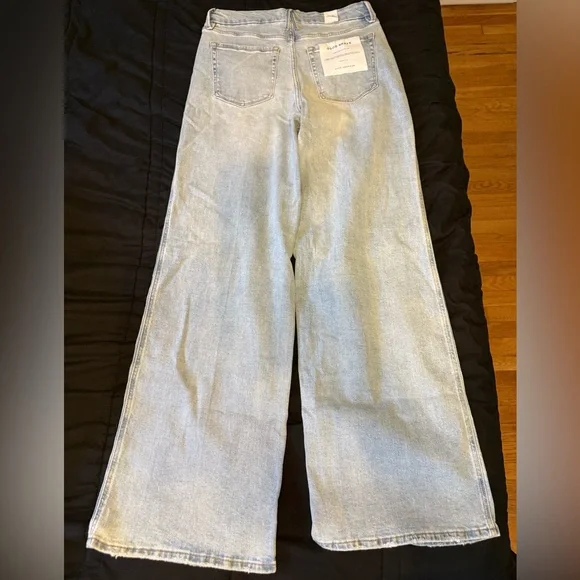 NWT Good American High Rise Sky Blue Denim Jeans - Picture 4 of 5